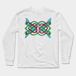 Celtic knotwork 5 colors Long Sleeve T-Shirt